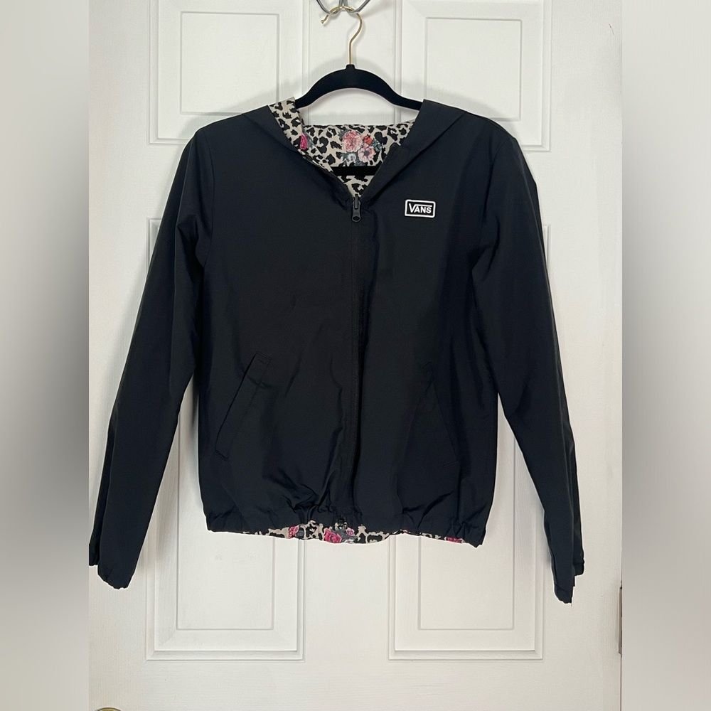Vans Women’s Reversible Hooded Windbreaker Size XS